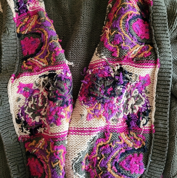 Vintage Studio Michelle Stuart Cardigan Green M - Picture 3 of 4